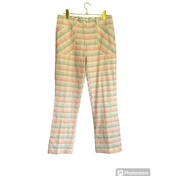 NIKE GOLF PANTS Women’s Pink Green Plaid Pants Size Medium - Picture 1 of 13